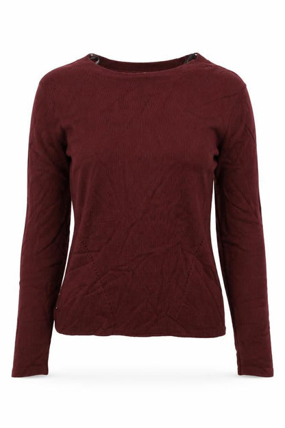 Womens UK Size S Divided Red Basic T-Shirt