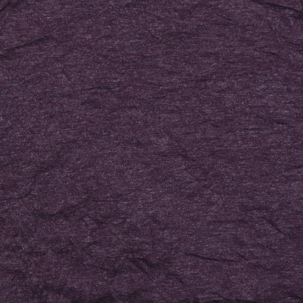 Womens UK Size 12 Lily & Me Purple Basic T-Shirt