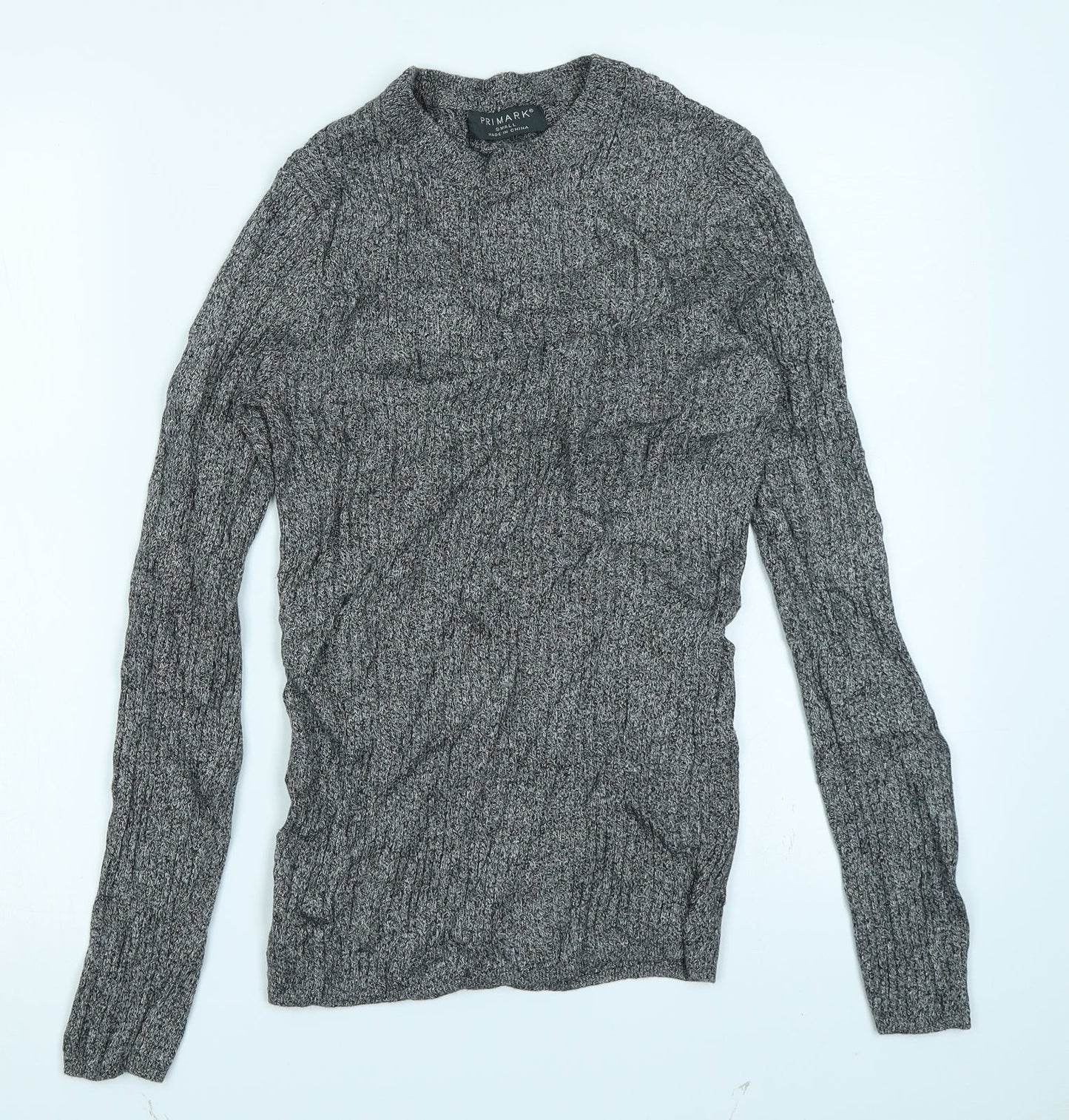 Primark Mens Grey   Pullover Jumper Size S