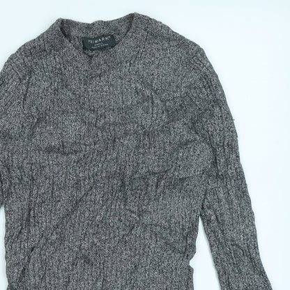 Primark Mens Grey   Pullover Jumper Size S