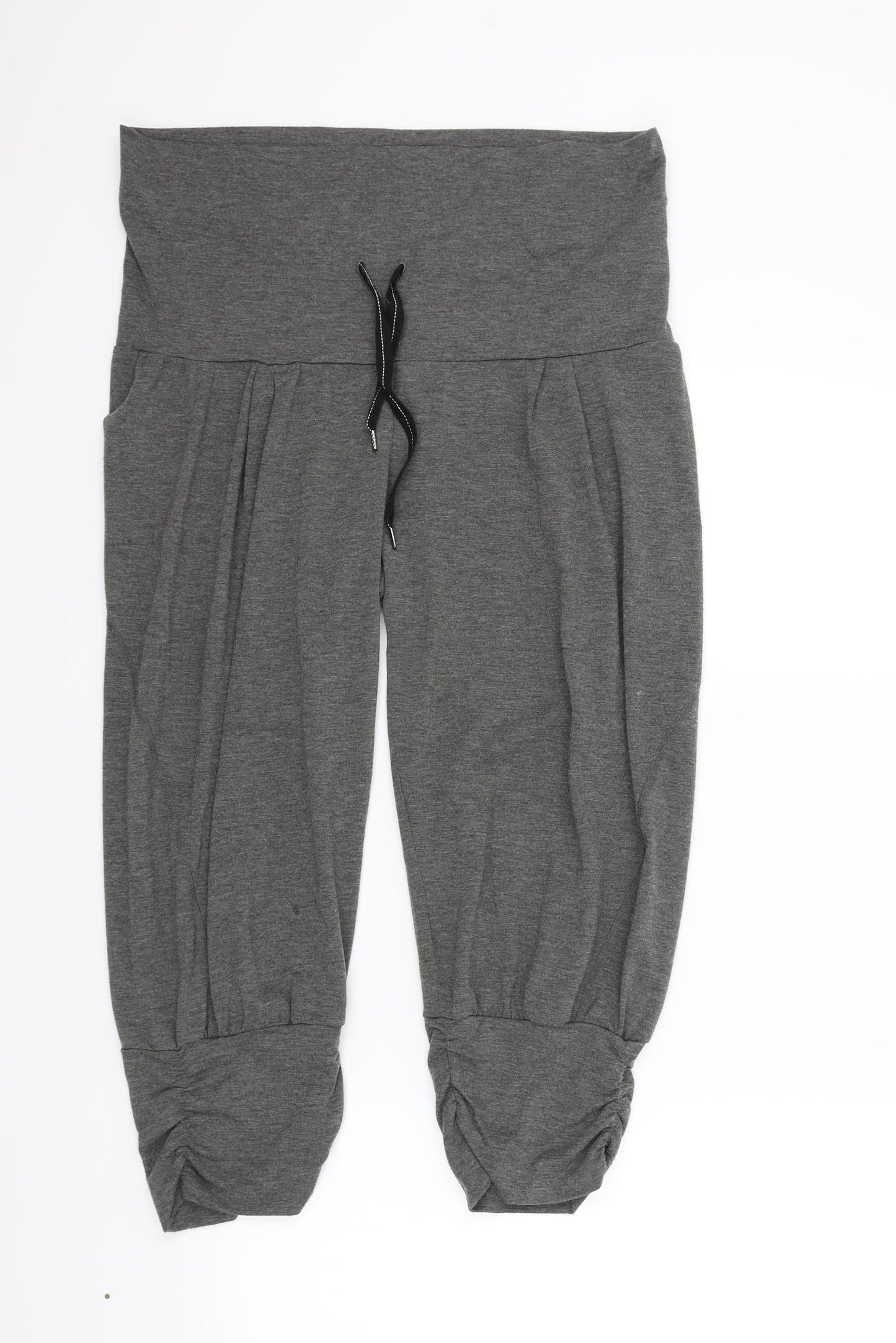 Crivit Womens Grey   Trousers  Size M L20 in - Elastic ankles