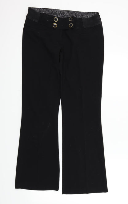 New Look Womens Black   Trousers  Size 10 L30 in