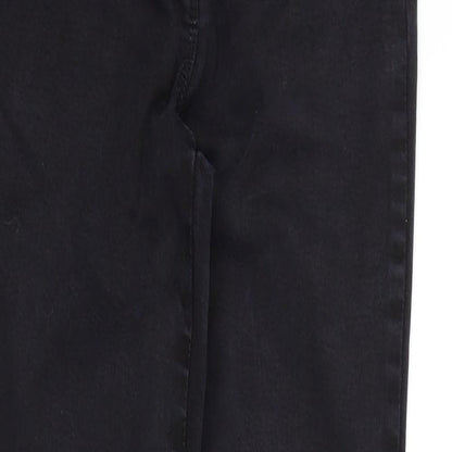 George Womens Black   Straight Jeans Size 8 L27 in