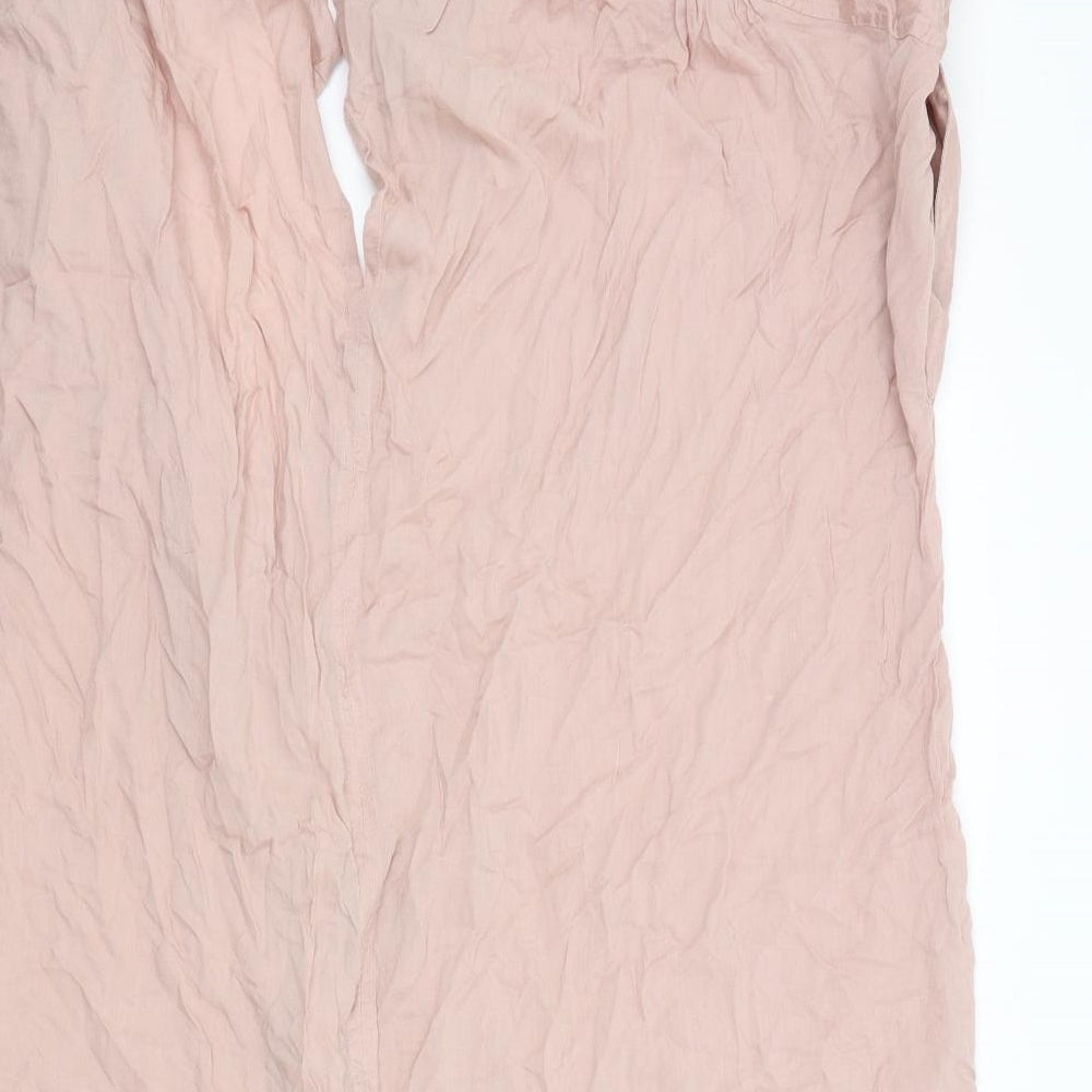 Saint Womens Pink   Basic Button-Up Size 2XL  - Open Back