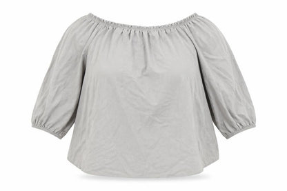 Womens UK Size 2XL MissLook Grey Basic Blouse