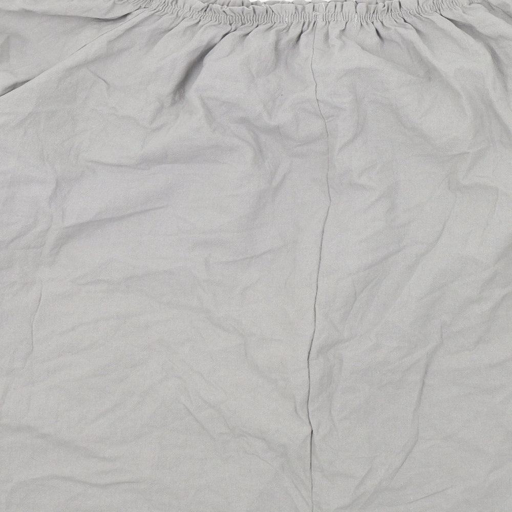 Womens UK Size 2XL MissLook Grey Basic Blouse