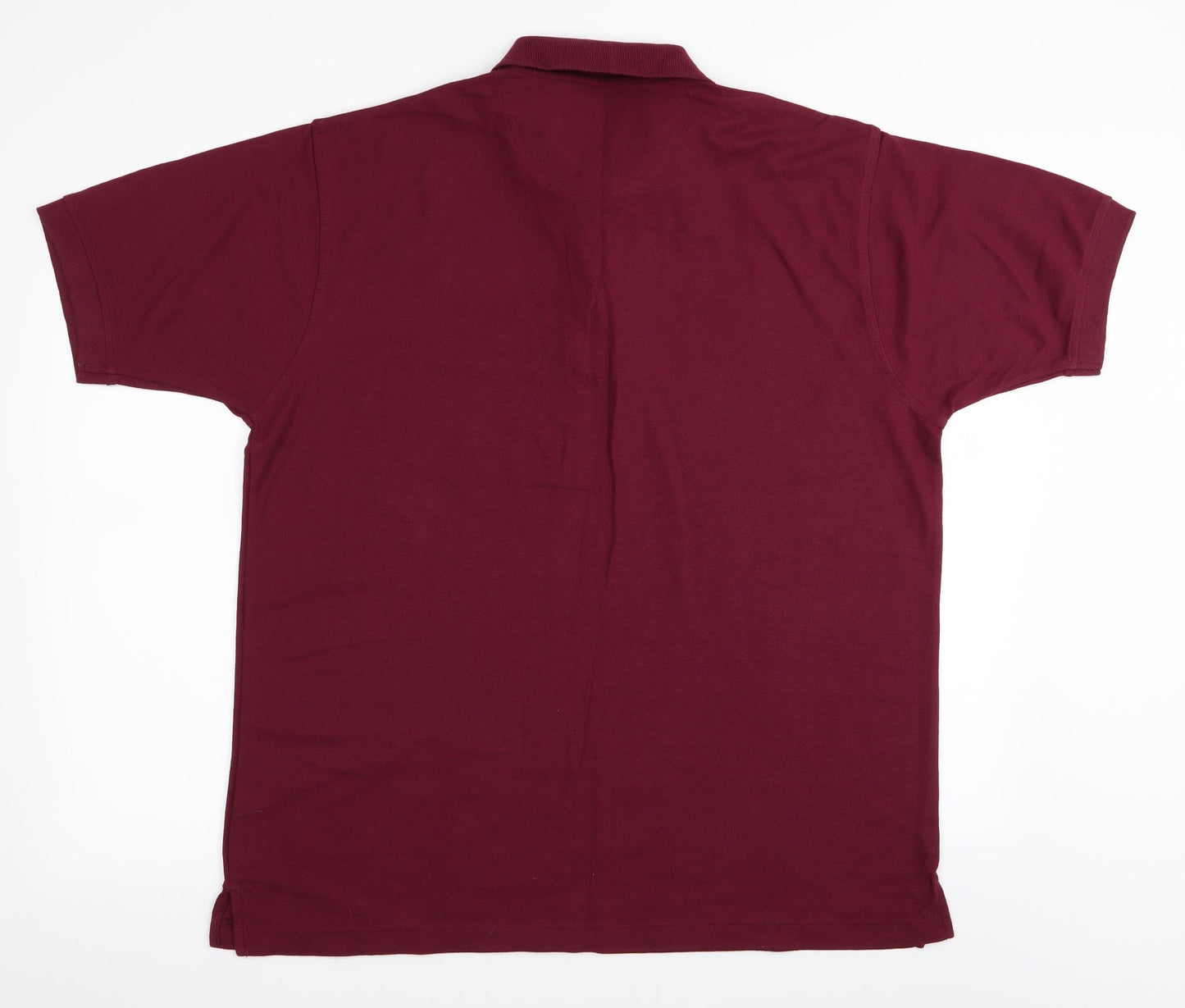 UltraClub Mens Red    Polo Size L