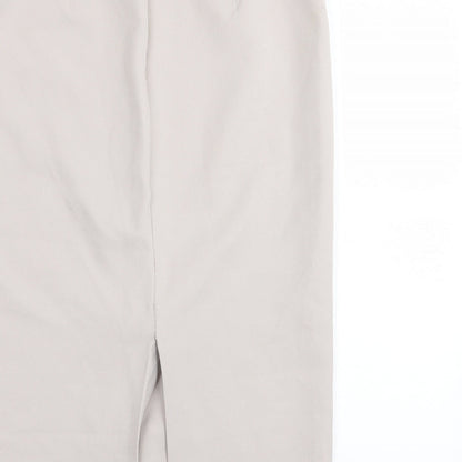 Linea Womens Grey   A-Line Skirt Size 10