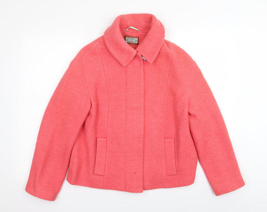 Per Una Womens Pink   Jacket Coat Size 12