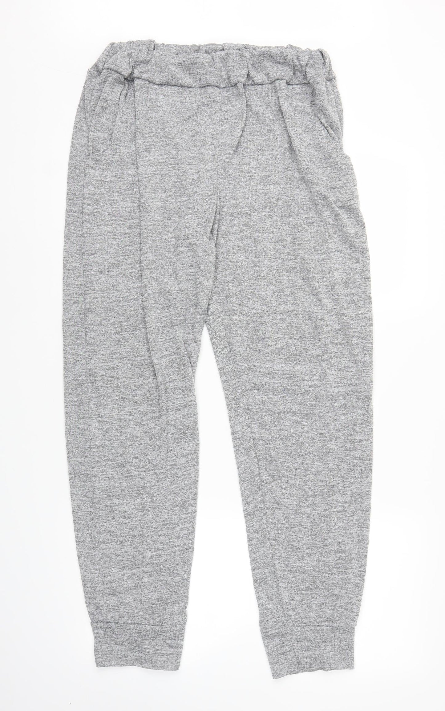 Womens UK Size 2XL Preworn Regular Fit Sweatpants Grey Trousers