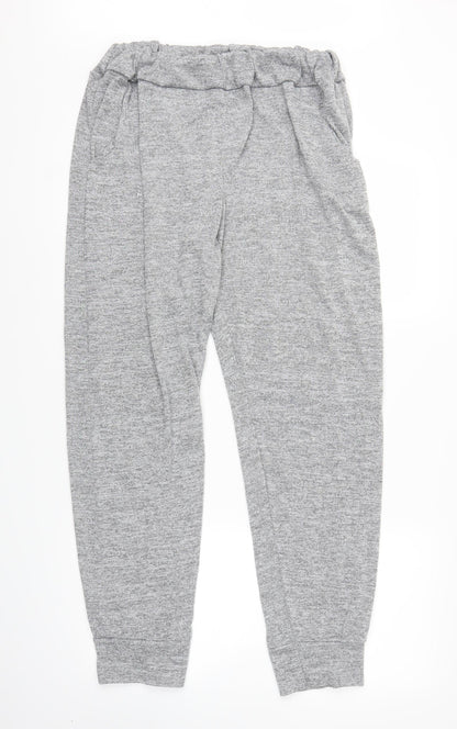 Womens UK Size 2XL Preworn Regular Fit Sweatpants Grey Trousers