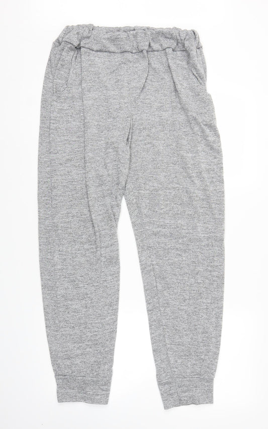 Womens UK Size 2XL Preworn Regular Fit Sweatpants Grey Trousers