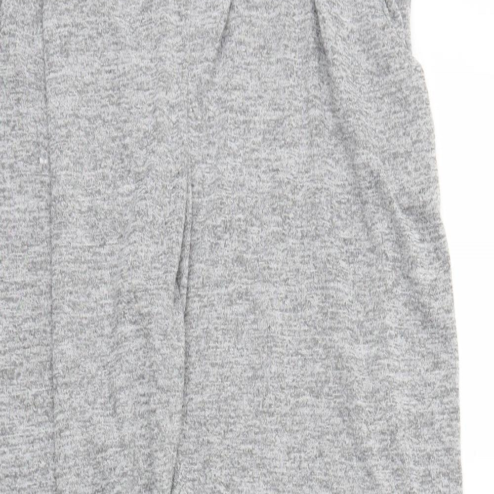 Womens UK Size 2XL Preworn Regular Fit Sweatpants Grey Trousers