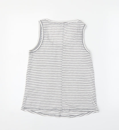 Womens UK Size 12 M&S Grey Basic Tank