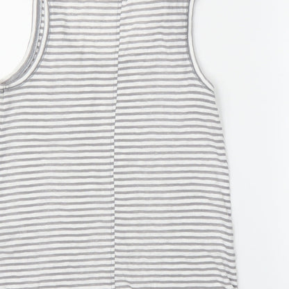 Womens UK Size 12 M&S Grey Basic Tank