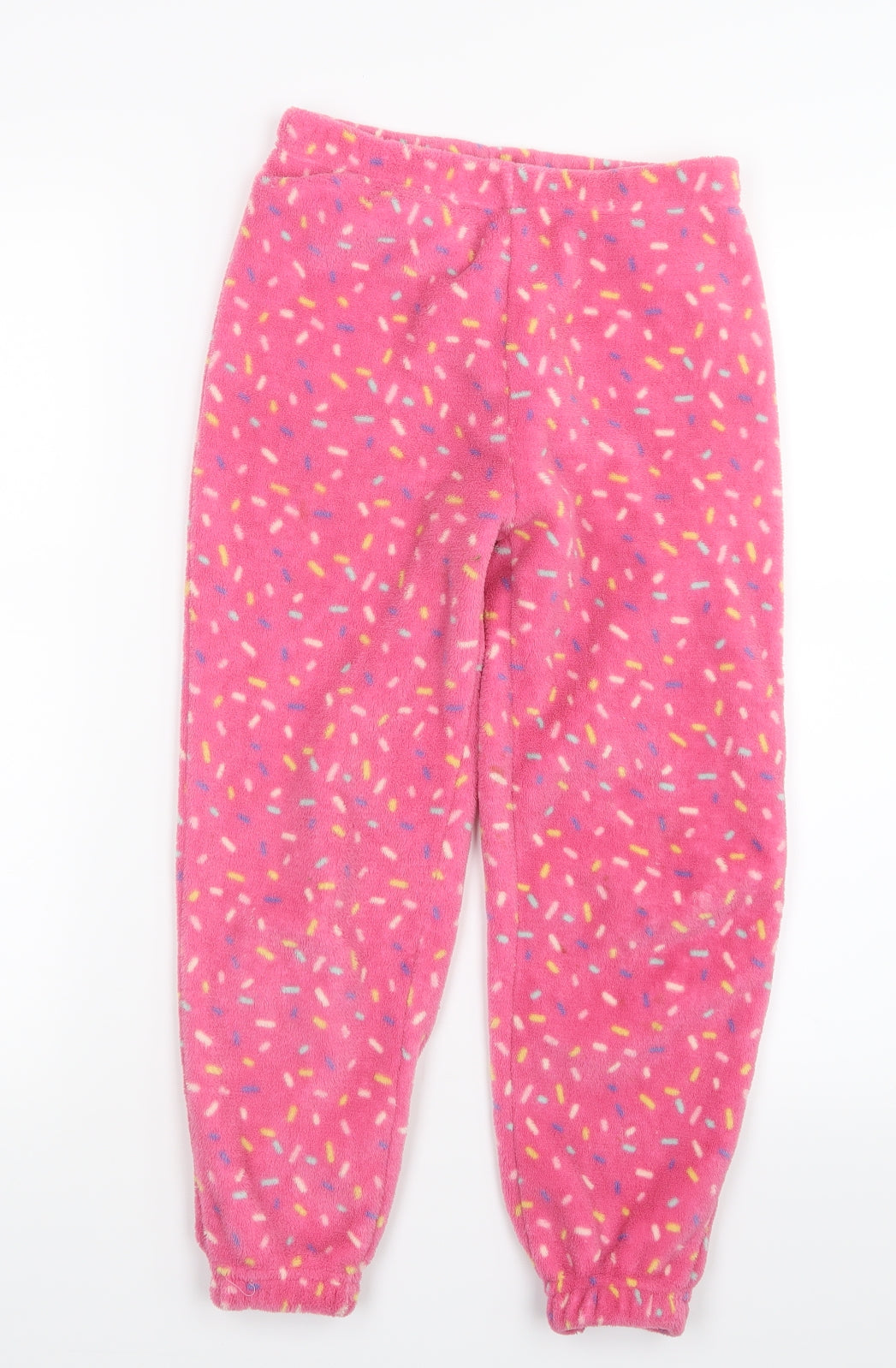 Just like you Girls Pink Geometric  Capri Pyjama Pants Size 8-9 Years
