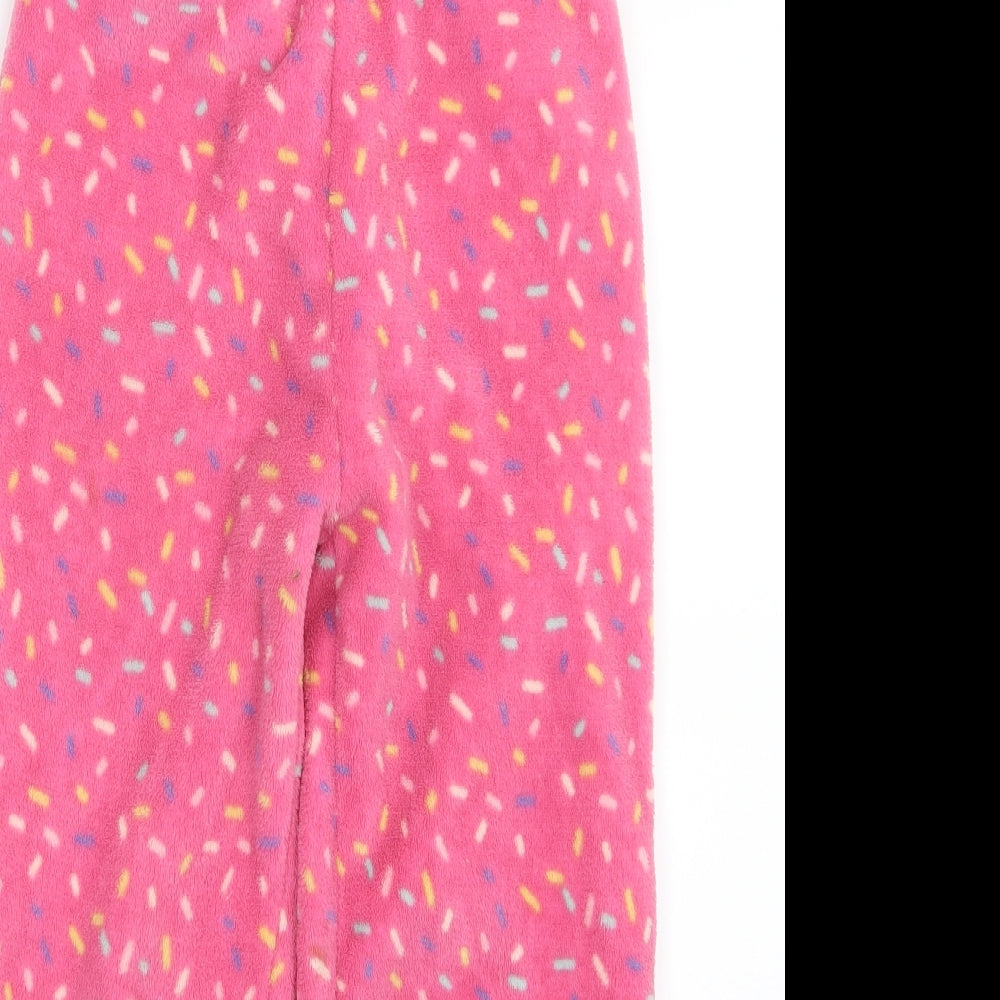 Just like you Girls Pink Geometric  Capri Pyjama Pants Size 8-9 Years