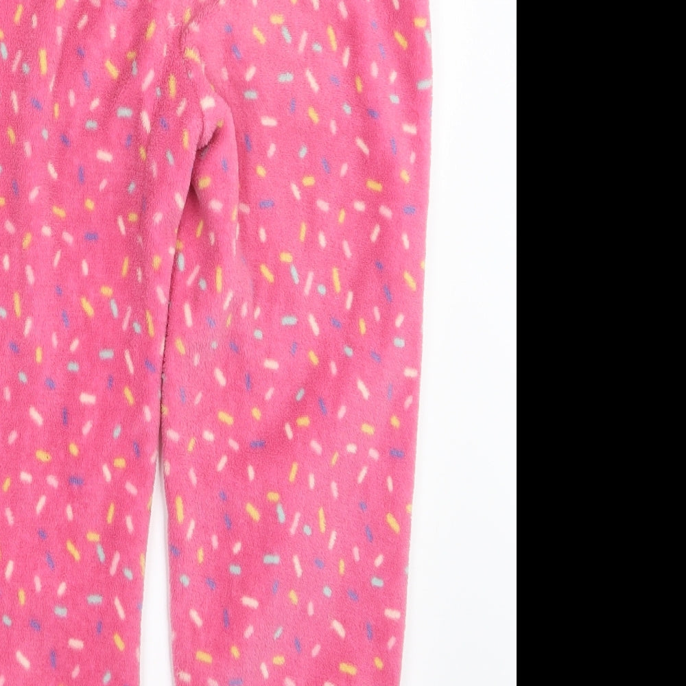 Just like you Girls Pink Geometric  Capri Pyjama Pants Size 8-9 Years
