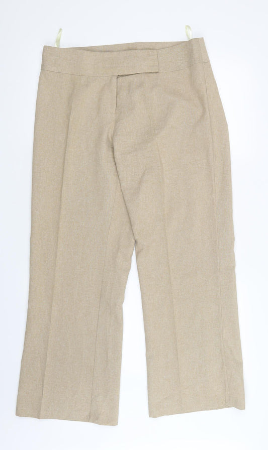 Florence + Fred Womens Beige   Trousers  Size 14 L29 in - Short Leg