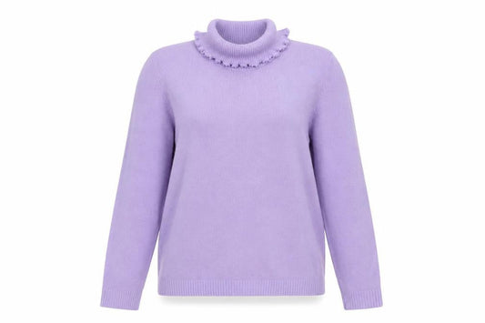 Pure & Natural Womens Purple  Knit Pullover Jumper Size M