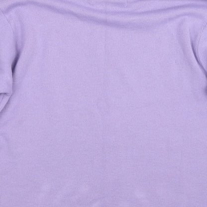 Pure & Natural Womens Purple  Knit Pullover Jumper Size M