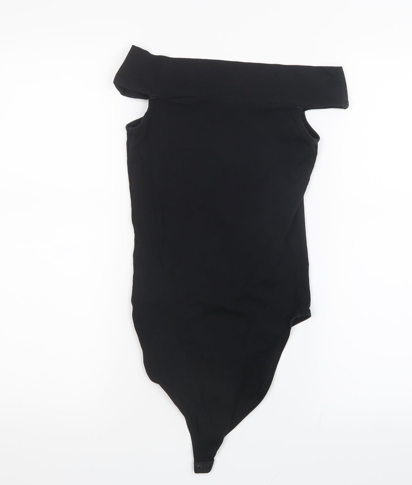 Miss Selfridge Womens Black   Bodysuit One-Piece Size 8