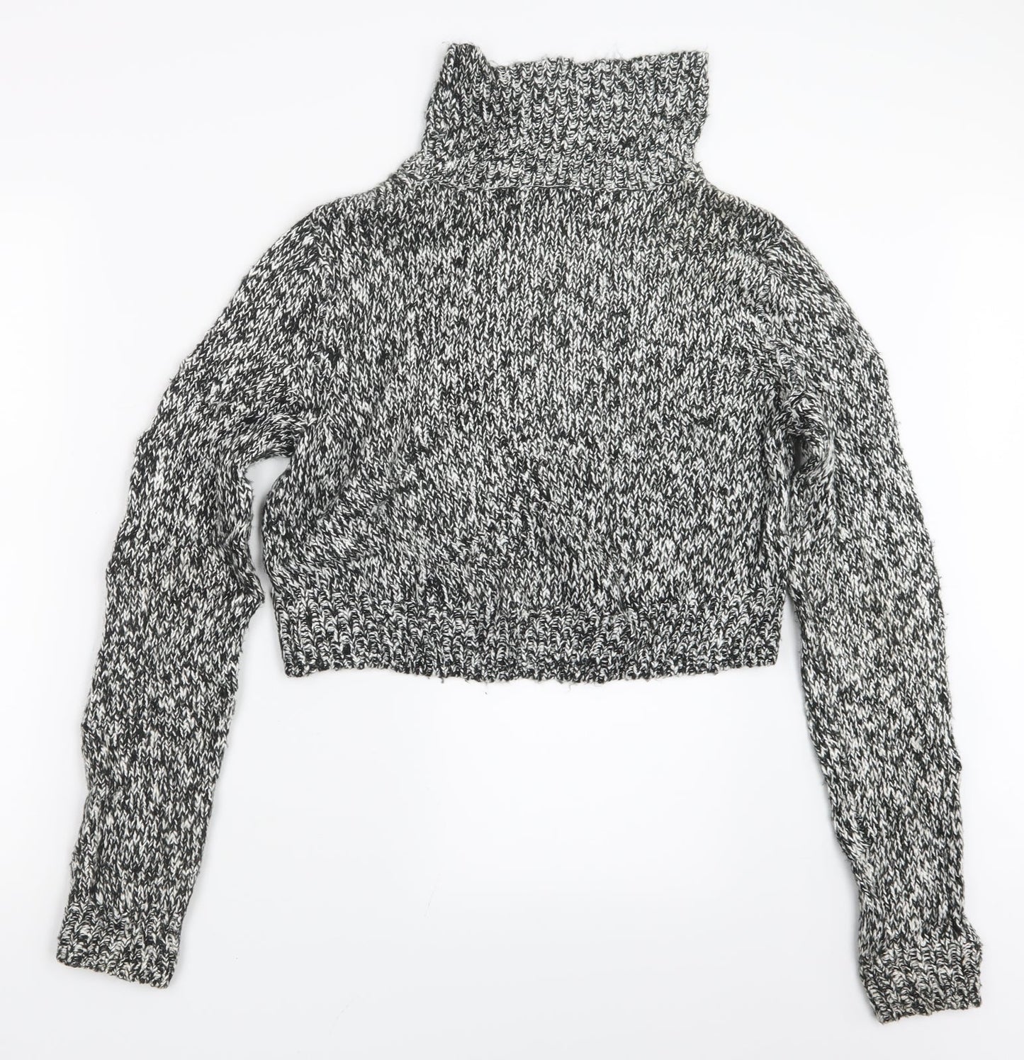 H&M Womens Black  Knit Pullover Jumper Size S