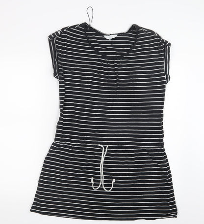 Womens UK Size 12 Debenhams Black Basic T-Shirt
