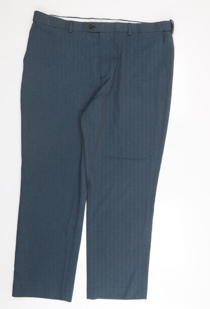 Mens UK Size 41 in BHS Regular Fit  Blue Trousers