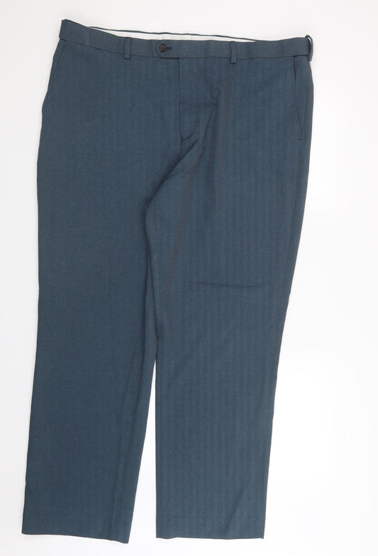 BHS Mens Blue   Trousers  Size 41 in L31 in