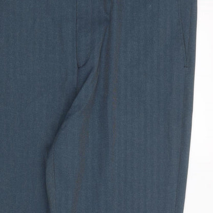 Mens UK Size 41 in BHS Regular Fit  Blue Trousers
