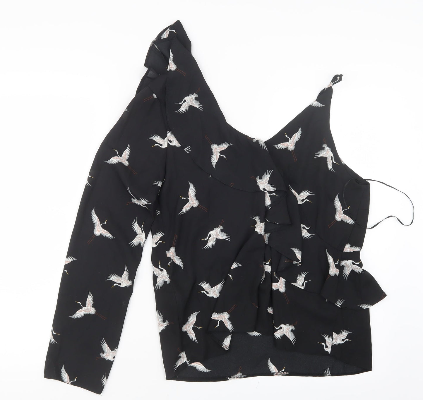 Womens UK Size 14 Atmosphere Black Basic Blouse