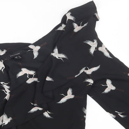 Womens UK Size 14 Atmosphere Black Basic Blouse