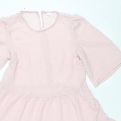 H&M Womens Pink   Fit & Flare  Size XS