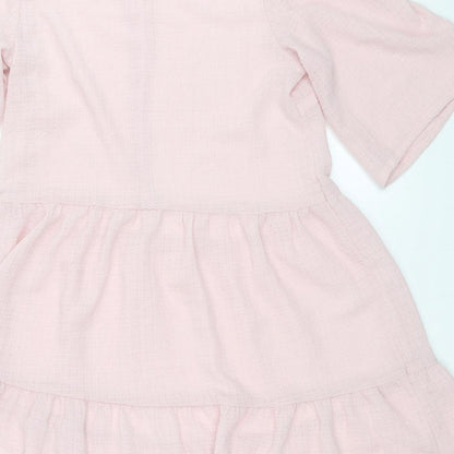 H&M Womens Pink   Fit & Flare  Size XS
