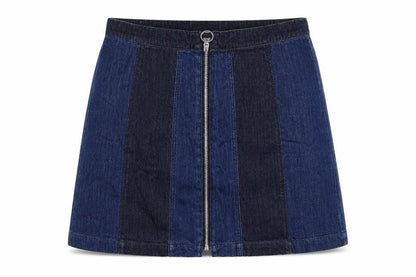 H&M Womens Blue  Denim Mini Skirt Size 42