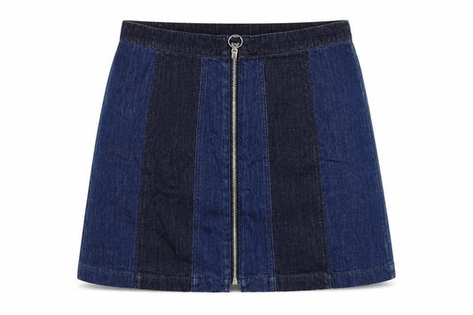 H&M Womens Blue  Denim Mini Skirt Size 42