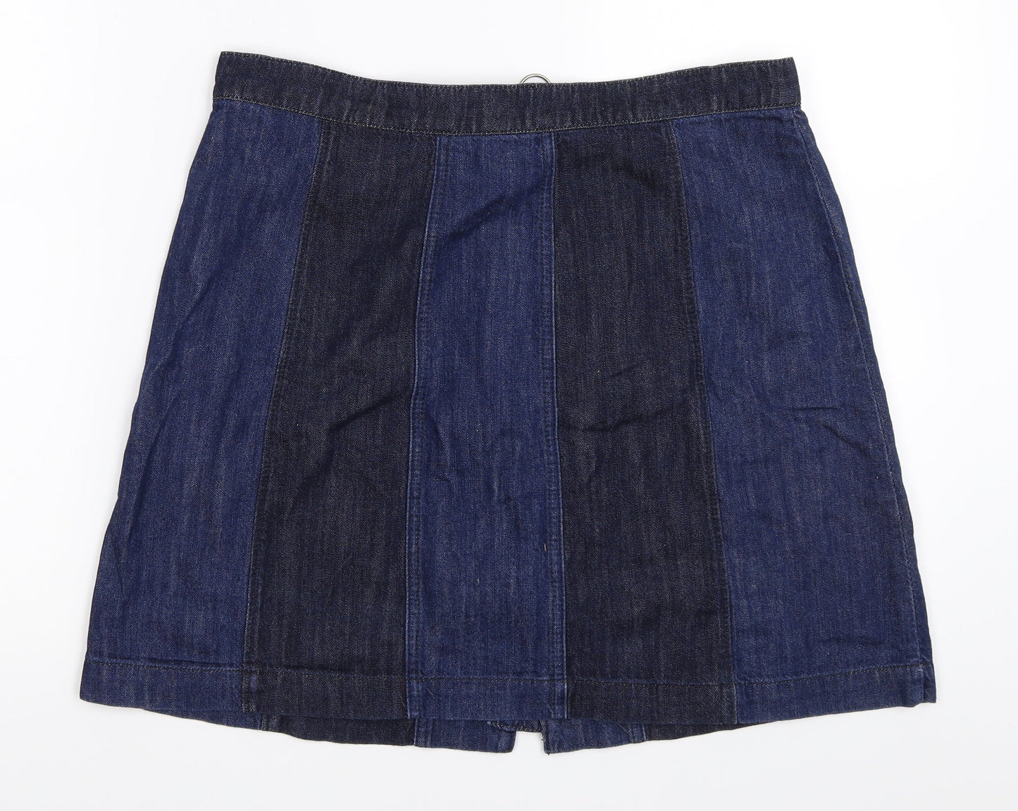 H&M Womens Blue  Denim Mini Skirt Size 42