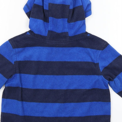George Baby Blue Striped  Pullover Jumper Size 18-24 Months