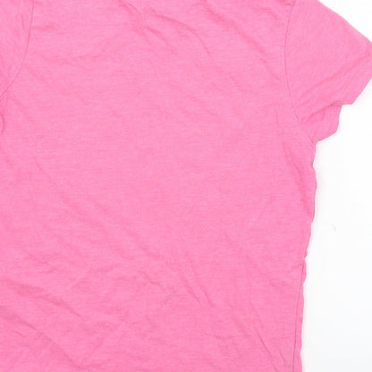 Primark Girls Pink   Basic T-Shirt Size 8-9 Years  - Unicorn