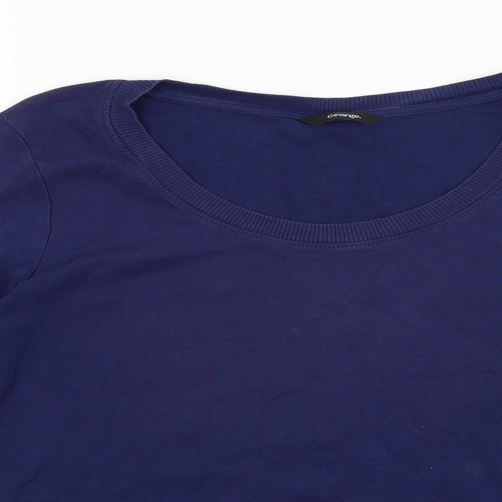 George Womens Blue   Basic T-Shirt Size 18