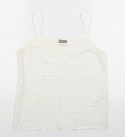 Womens UK Size M VERO MODA White Camisole Tank