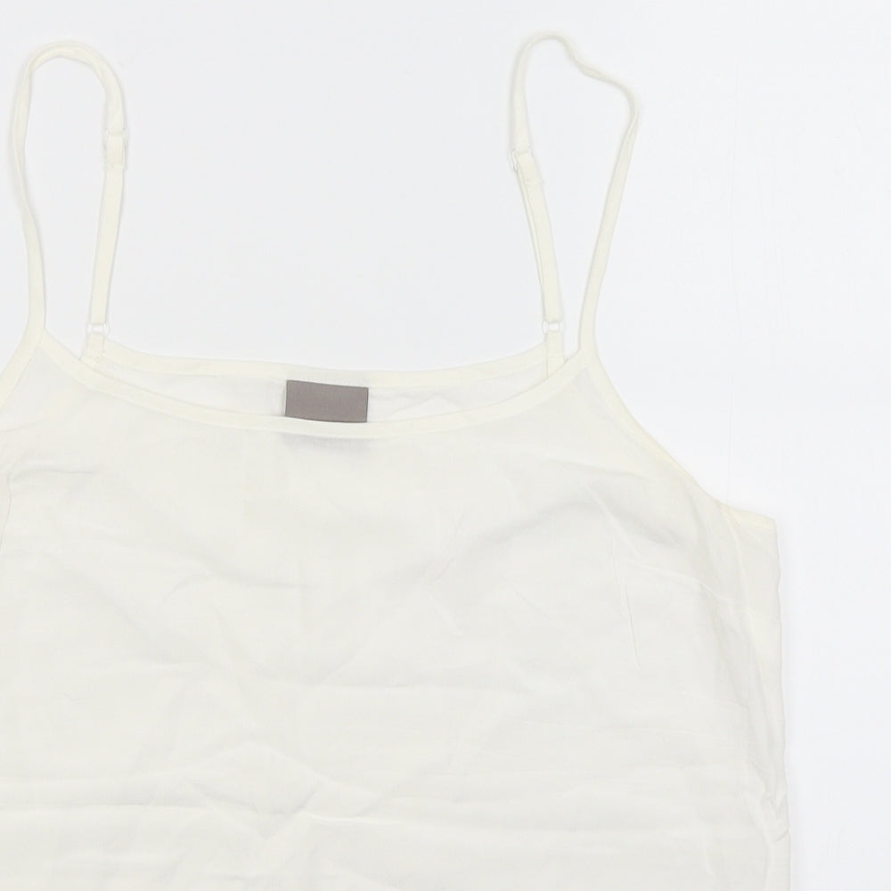 Womens UK Size M VERO MODA White Camisole Tank