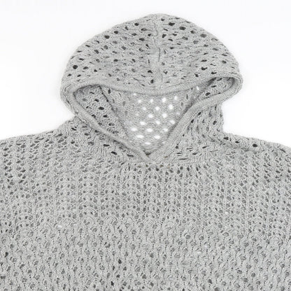 Hollister Womens Grey   Pullover Hoodie Size S