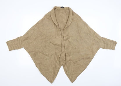 F&F Womens Brown   Cardigan Jumper Size 12