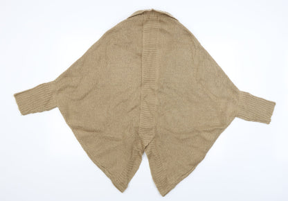 F&F Womens Brown   Cardigan Jumper Size 12