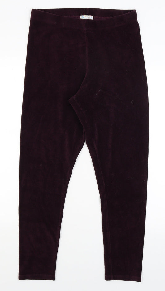 M&S Womens Purple   Trousers  Size 18 L25.5 in