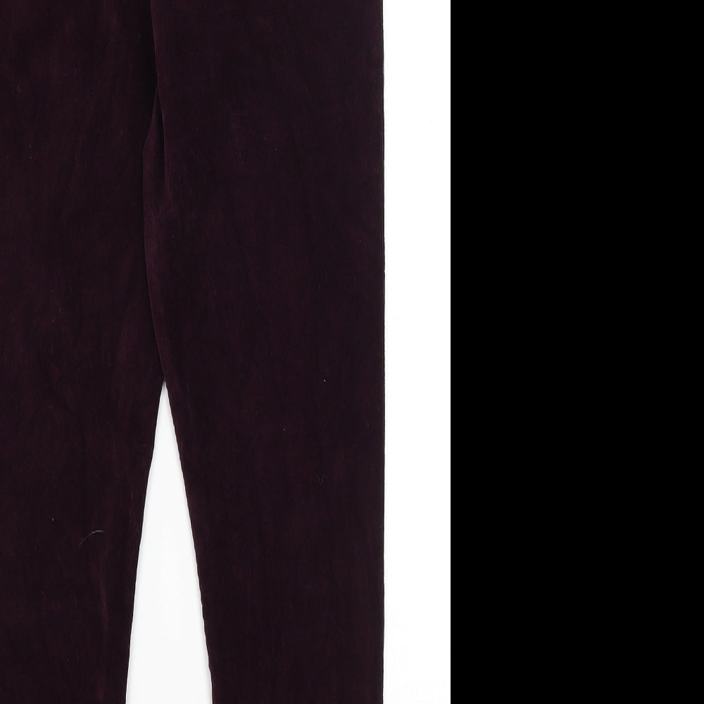 M&S Womens Purple   Trousers  Size 18 L25.5 in