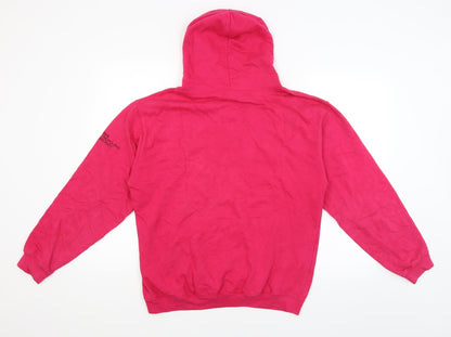 Awdis Womens Pink   Pullover Hoodie Size M  - Leeds University
