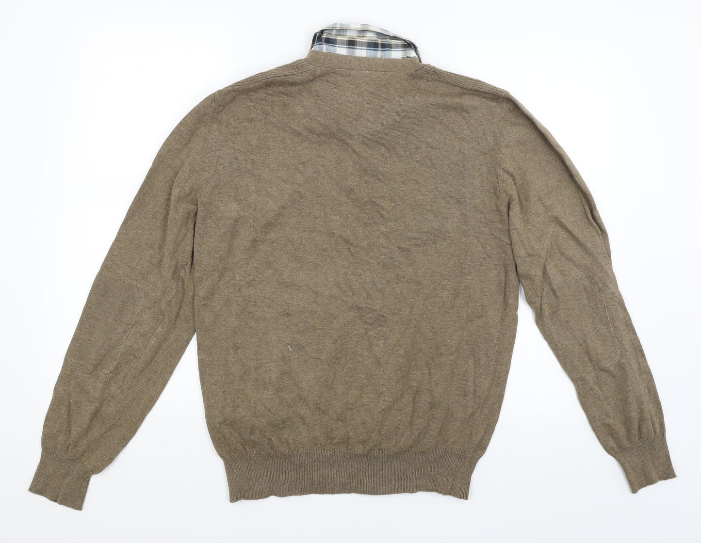 Peacocks Mens Brown   Pullover Jumper Size M